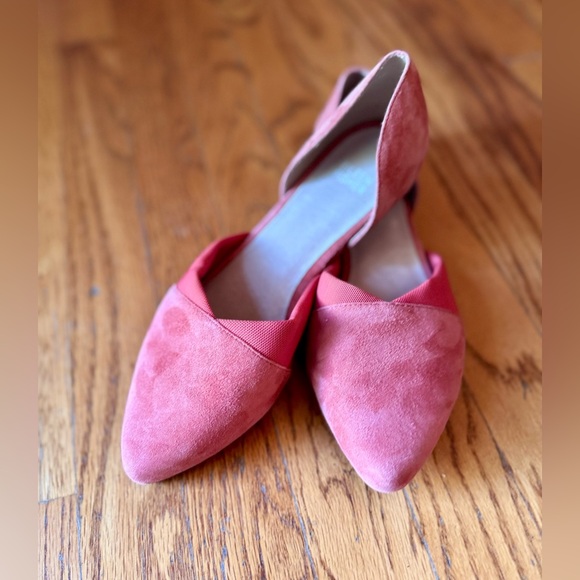 Eileen Fisher Asha-Su Suede Flats Spice Sz 8.5 - Picture 10 of 13